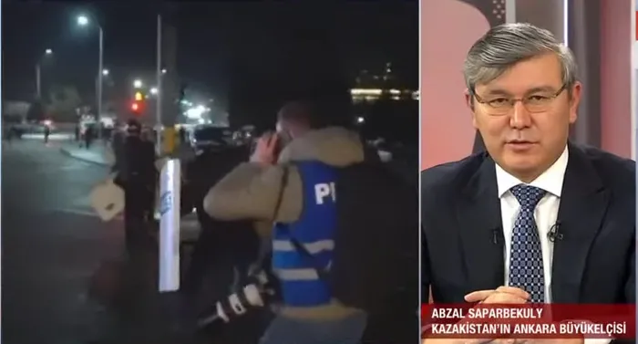Kazakistan Ankara Büyükelçisi Abzal Sparbekuly A Haber'de! Olayların arkasında FETÖ mü var? - 3