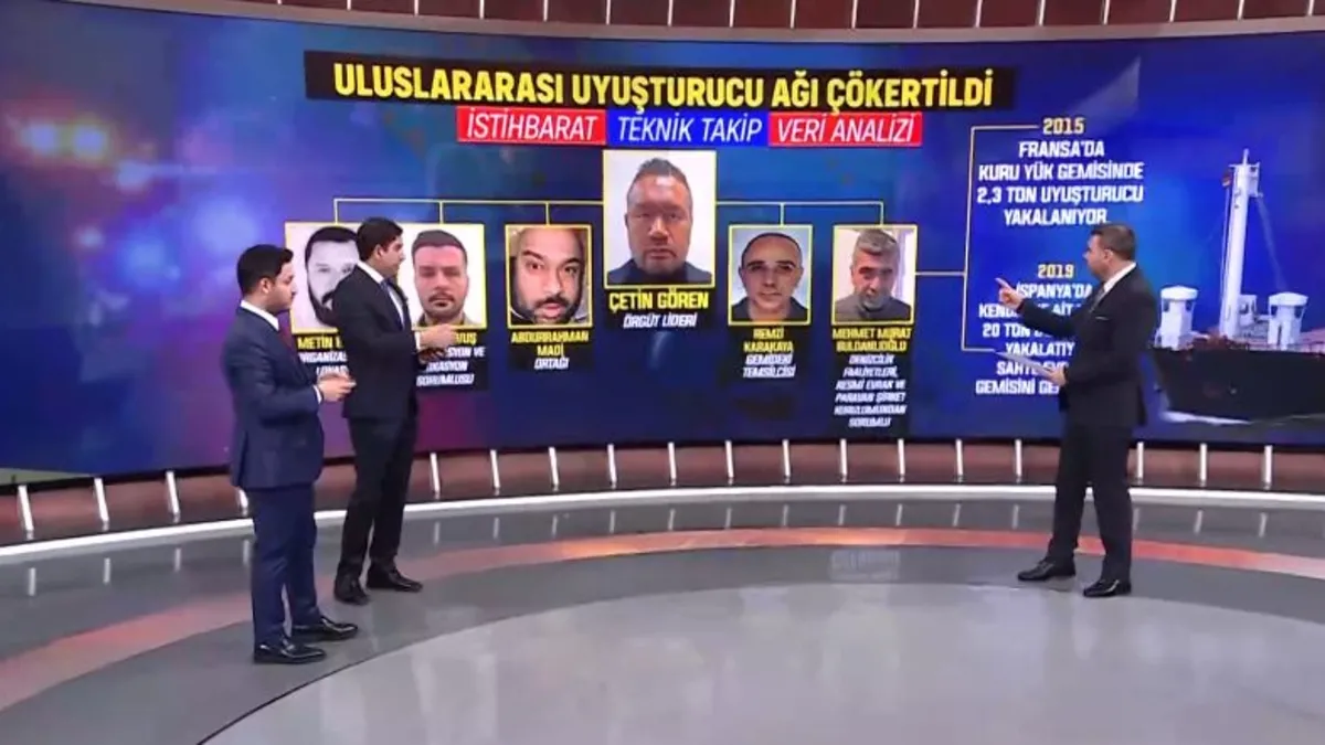 İspanya açıklarında 10 tonluk zehir sevkiyatı: Çetin Gören çetesinin kirli planı A Haber’de deşifre edildi