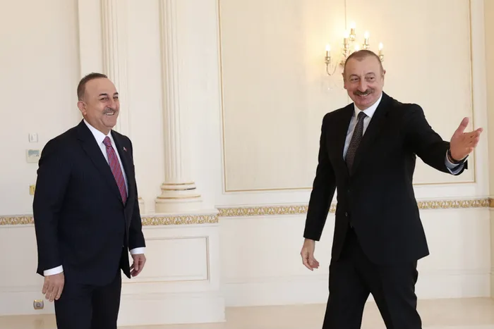 Dışişleri Bakanı Mevlüt Çavuşoğlu, Azerbaycan Cumhurbaşkanı Aliyev ile görüştü