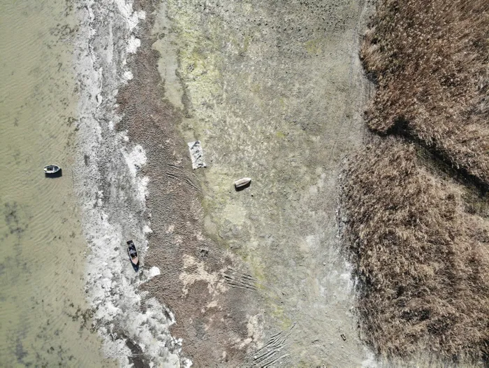 İstanbul’un önemli su kaynağı Terkos’ta korkutan görüntü! Havadan drone kamerası ile ölçüldü - 7