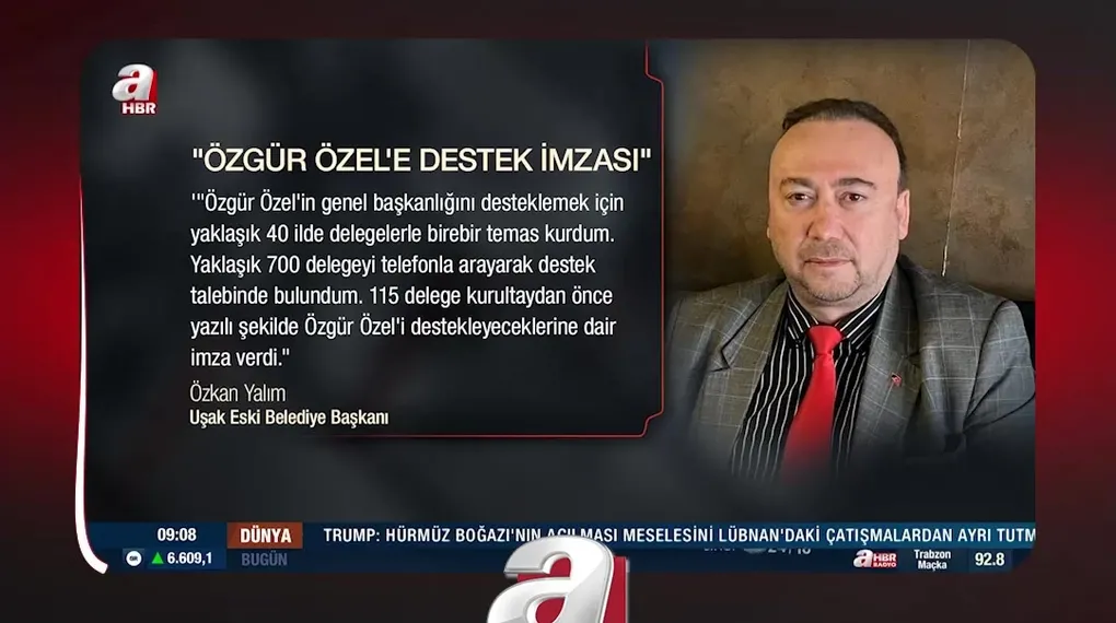 " ÖZEL'E KURULTAY İÇİN 1 MİLYON TL VERDİM"