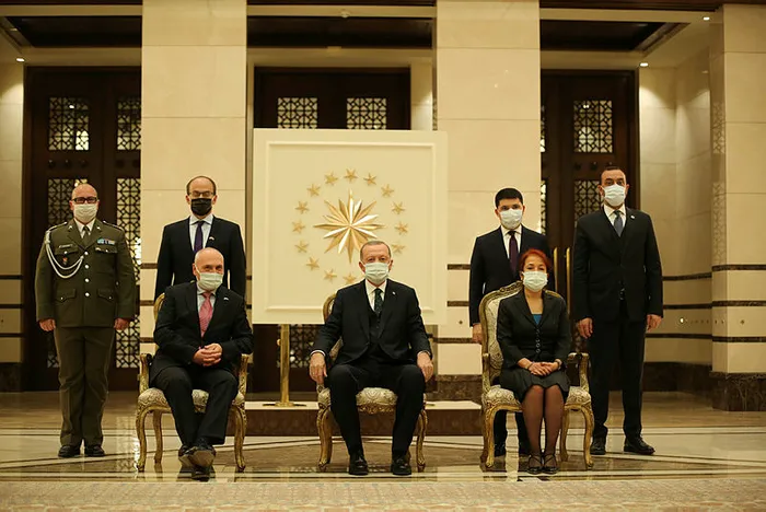 Son dakika: Başkan Erdoğan’dan Cumhurbaşkanlığı Külliyesi’nde peş peşe önemli kabuller!