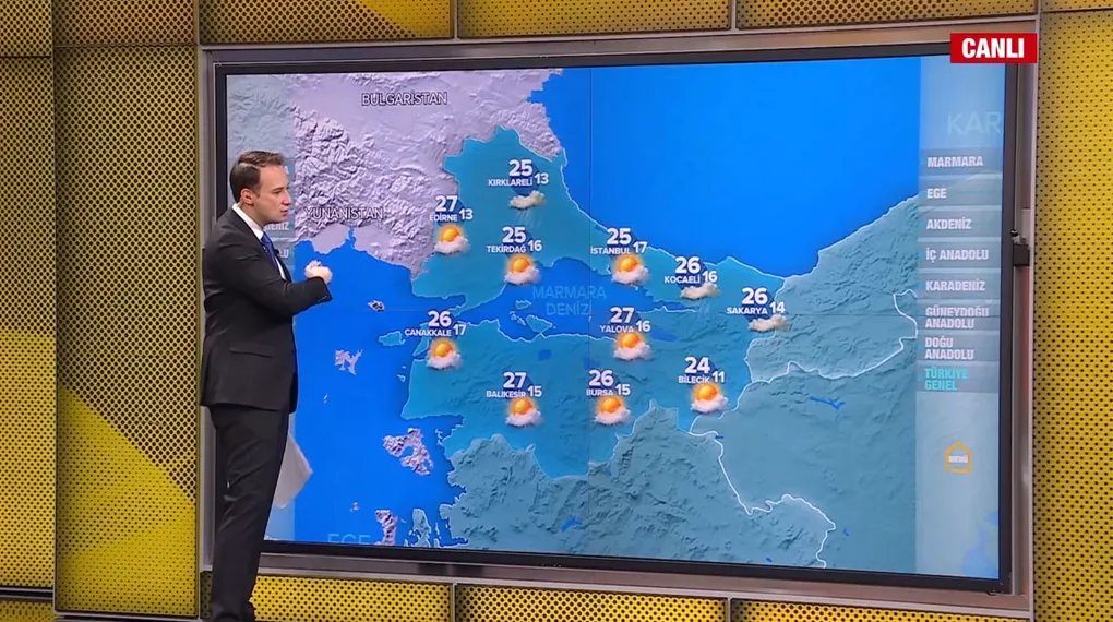 15 Eylül hava durumu: İstanbul ve yurt genelinde hava nasıl olacak?
