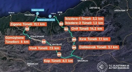 Zigana Tüneli açıldı mı? Yeni Zigana Tüneli nerede, kaç km, güzergahı nasıl?