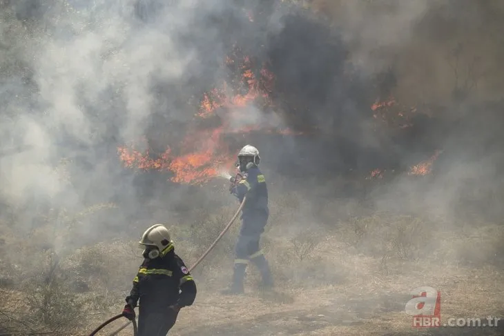 Yunanistan’da peş peşe yangınlar çıktı! 24 saat 53 bölge alev aldı
