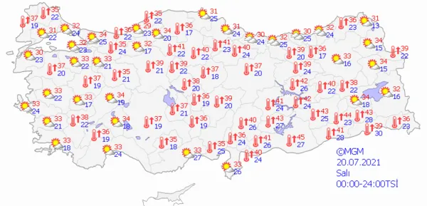 1626365556732.png Meteoroloji Genel Müdürlüğünden son dakika Kurban Bayramı uyarısı! İstanbul Ankara İzmir hava durumu - 8