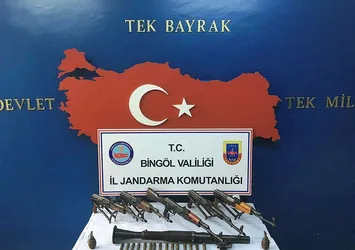 Bingöl'de PKK'nın cephaneliği bulundu