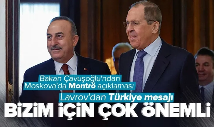 Dışişleri Bakanı Mevlüt Çavuşoğlu Moskova’da Rus Bakan Lavrov ile görüştü! Rusya’dan flaş Türkiye açıklaması