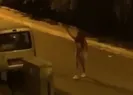 Gözü dönen kadın otomobili taşladı!