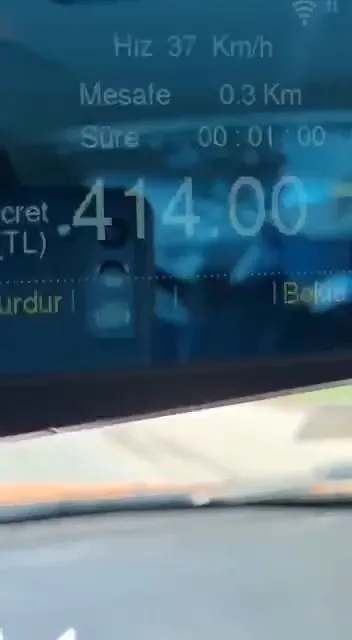 Son dakika: Yolcuya taksimetre şoku: Açılış ücretini 400 liradan başlattı - 3