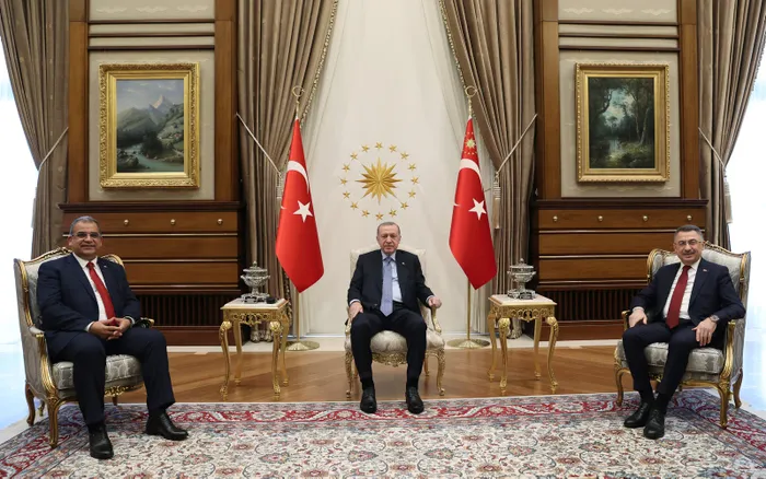 Son dakika: Başkan Erdoğan KKTC Başbakanı Faiz Sucuoğlu’nu kabul etti - 1