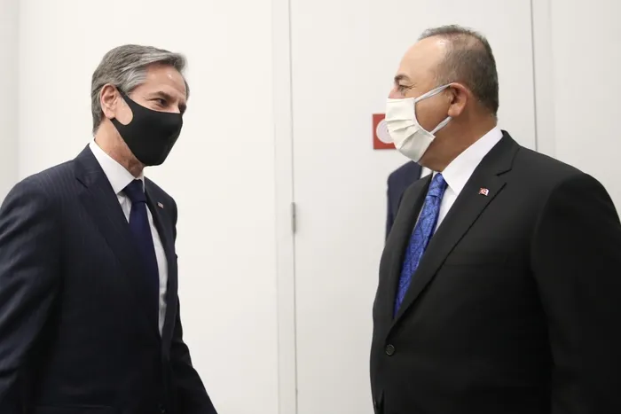 Son dakika: Dışişleri Bakanı Mevlüt Çavuşoğlu, ABD Dışişleri Bakanı Anthony Blinken ile Brüksel’de bir araya geldi