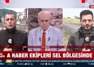 A Haber ekipleri sel bölgesinde