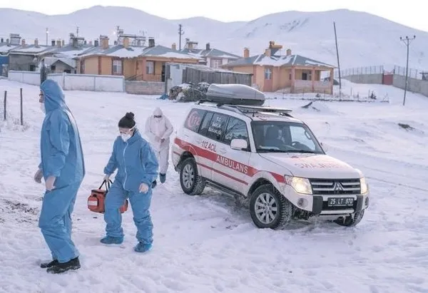 Erzurum’da -15 derecede sağlık ekiplerinin zorlu görevleri! Hayatlara dokunuyorlar - 5