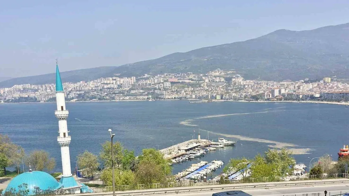 Gemlik'te korkutan manzara
