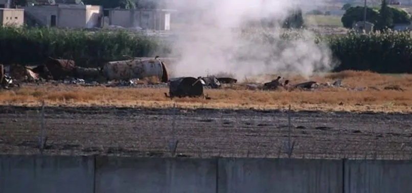 Tel Abyad'da YPG/PKK'lılar silahlarını bırakarak kaçtı