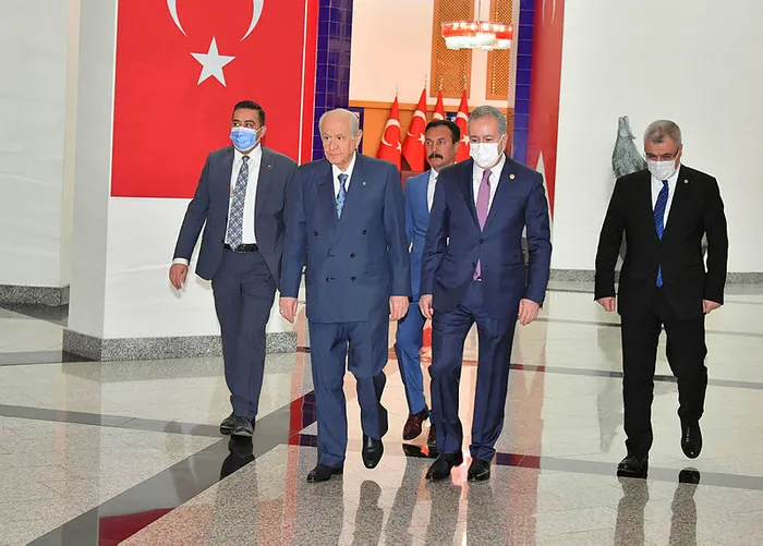 Son dakika: MHP Genel Başkanı Bahçeli partisinin belediye başkanları ile bir araya geldi - 3