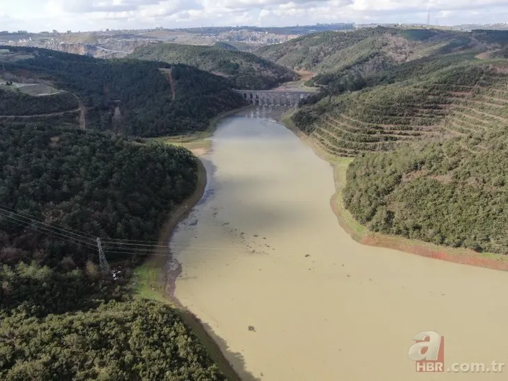 Alibeyköy Barajı’nda suyun rengi değişti