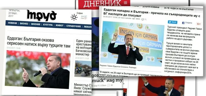 Cumhurbaşkanı Erdoğan’ın sözleri, Bulgar medyasında geniş yankı buldu