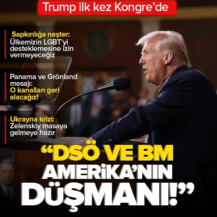 Trump’tan ilk ulusa sesleniş!