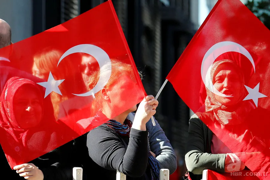 Başkan Recep Tayyip Erdoğan Almanya'da böyle karşılandı 16