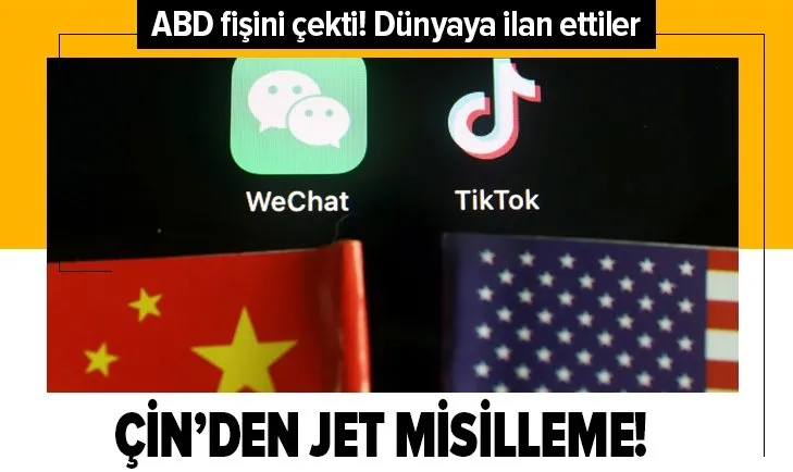 ABD TikTok ve WeChat uygulamalarının fişini çekti! Çin’den jet misilleme