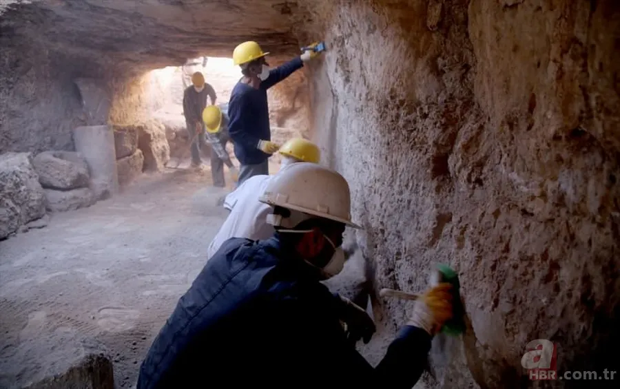 Diyarbakır'da bin 700 yıllık yeraltı tapınağı 17