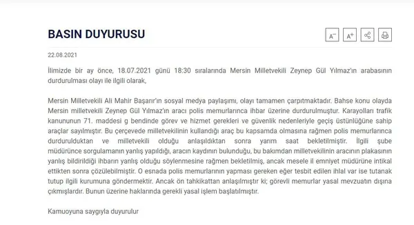 CHP’li Ali Mahir Başarır’ın provokasyon çabası elinde patladı! Mersin Valiliğinden flaş açıklama