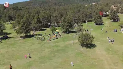 Çocuklar gökyüzünü renklendirdi