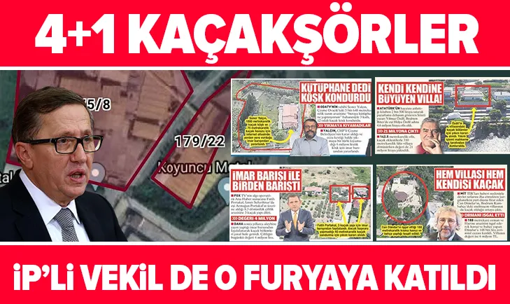 4+1 kaçakşörler! İPli vekil de o furyaya katıldı