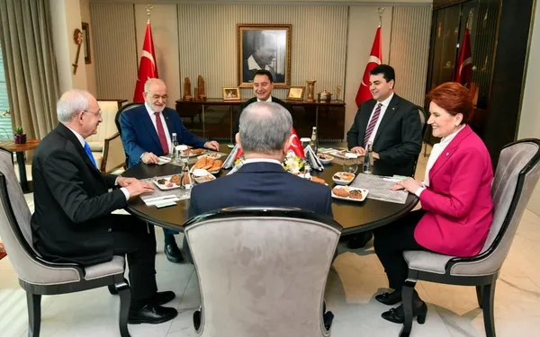 Altılı masanın 11’inci toplantısı bitti: Aday ismi yine açıklanmadı