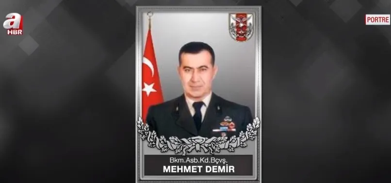 Bitlis şehidi astsubay Mehmet Demir! Geriye vatana emanet 3 evlat kaldı