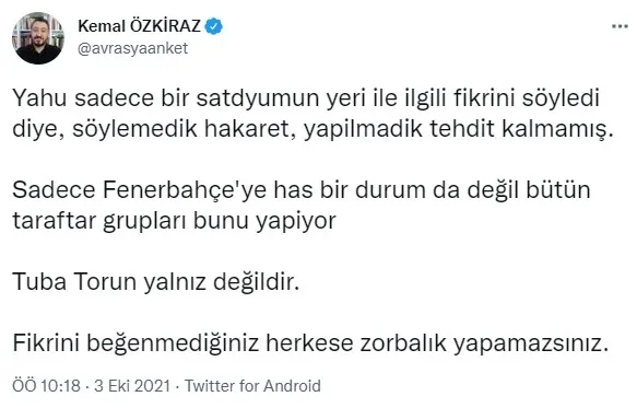 CHP ile Fenerbahçe arasında ipler gerildi! Tuba Torun özür diledi ama tepkiler dinmedi