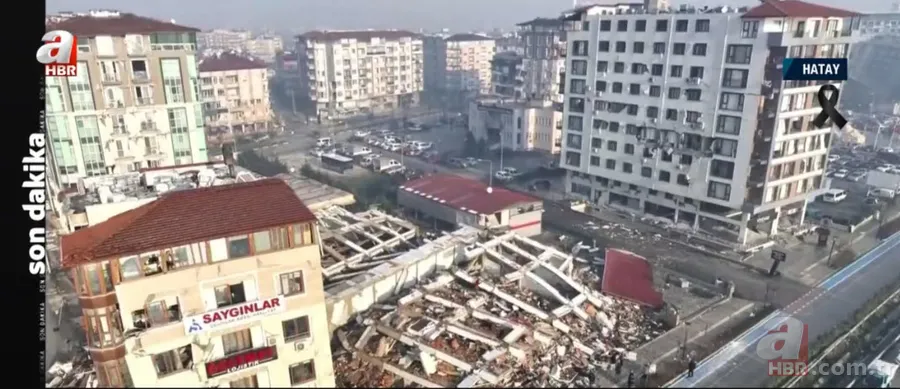 A Haber drone kamerasından DEPREM bölgesi! Facianın boyutunu gözler önüne seren dehşet verici görüntüler 19