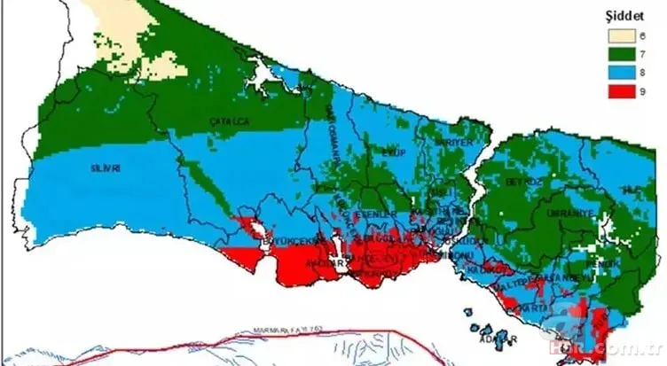 İSTANBUL’DA DEPREM RİSK HARİTASI 2025: Deprem riski en yüksek ilçeler ve zemini sağlam bölgeler hangileri? 3