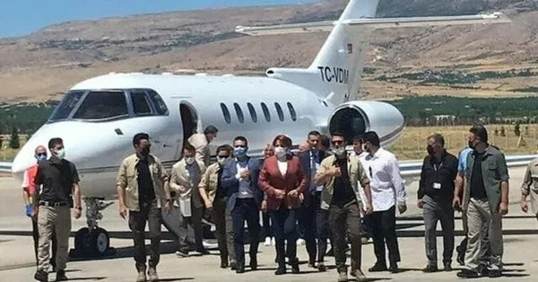 İYİ Partili Koray Aydın özel jetle Trabzonspor Fenerbahçe maçını izlemeye gitti