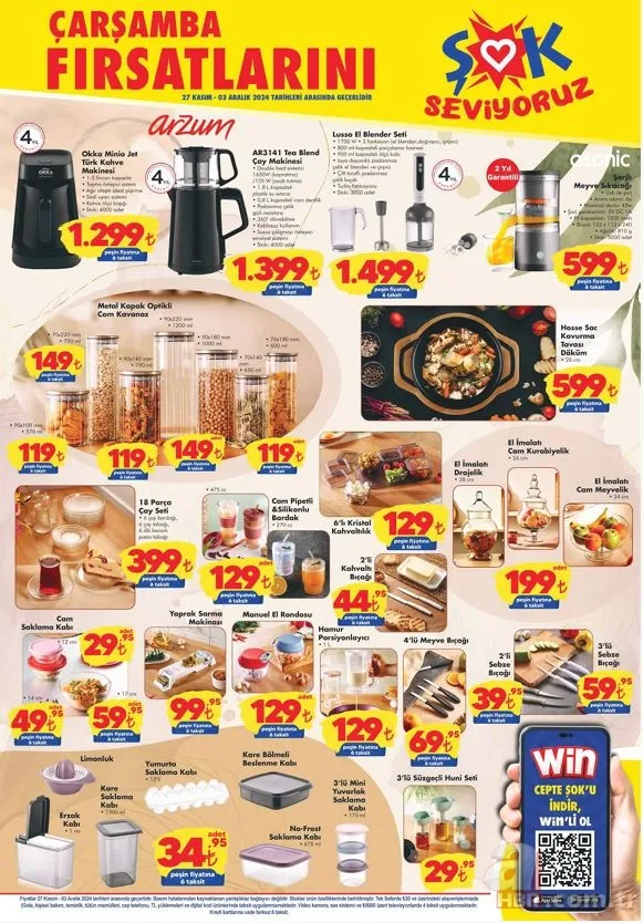 ŞOK aktüel kataloğu fırsatları | Bu hafta indirimde neler var? 27 Kasım - 3 Aralık 2024 indirimli ürünler listesi 4