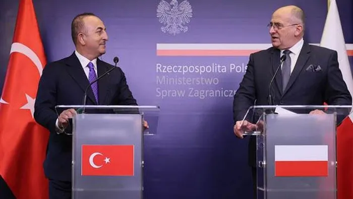 Dışişleri Bakanı Mevlüt Çavuşoğlu Polonyalı mevkidaşı Zbigniew Rau ile Belarus-Polonya göçmen krizini görüştü - 1