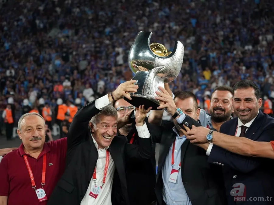 Trabzonspor’da büyük coşku! Süper Kupa şehre böyle getirildi 9