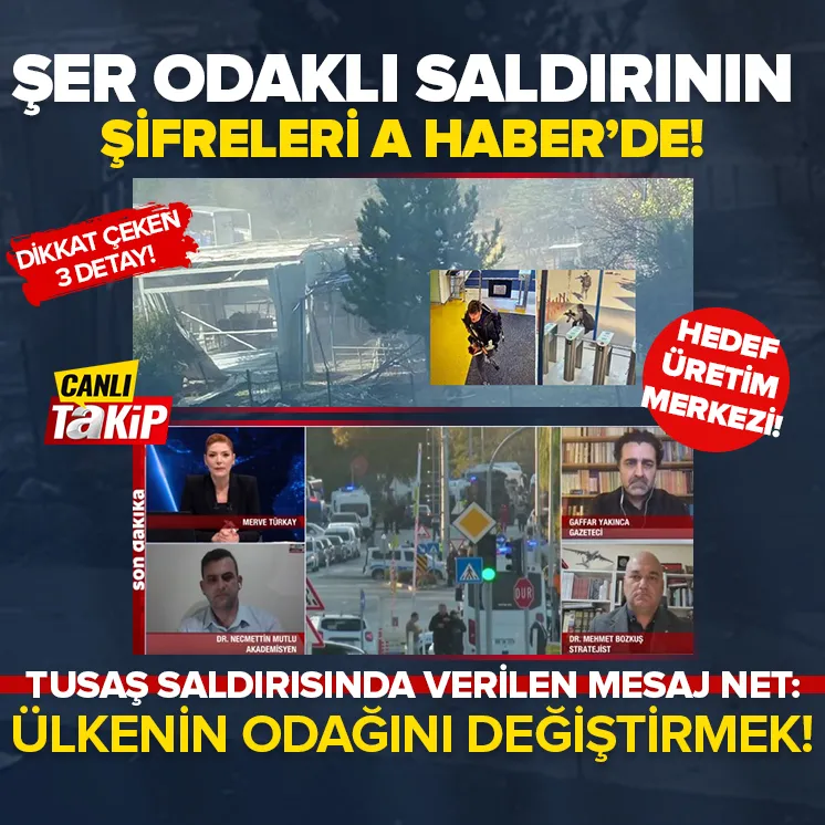 TUSAŞa şer odaklı terör saldırısı! Arkasında kim var?