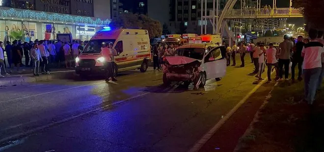 Batman’da sivil polis aracına otomobil çarptı: 5 yaralı