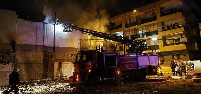 Mersin’de atölye alevlere teslim oldu!