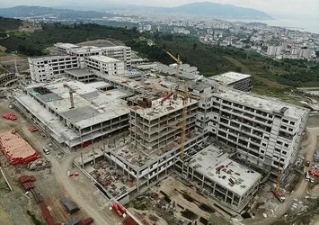 Ordu Şehir Hastanesi'nde sona doğru! Yüzde 70'i aştı! 900 yataklı hastaneye 8 farklı noktadan ulaşım