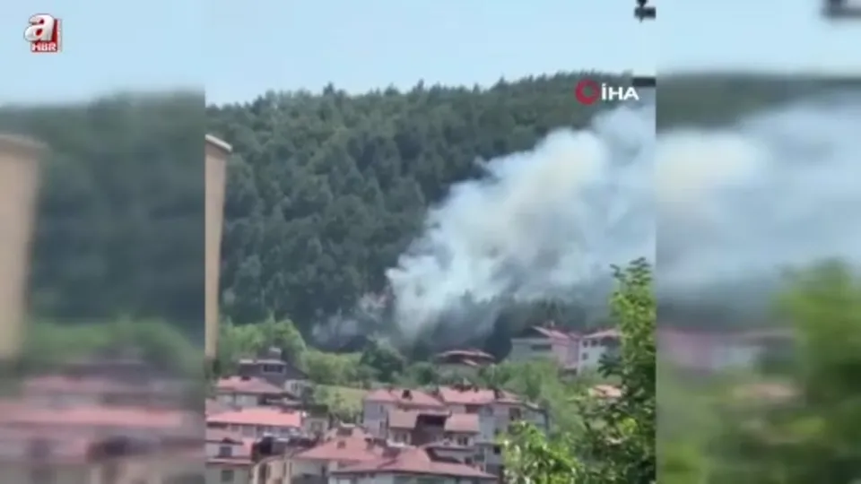 Örtü yangını büyümeden söndürüldü