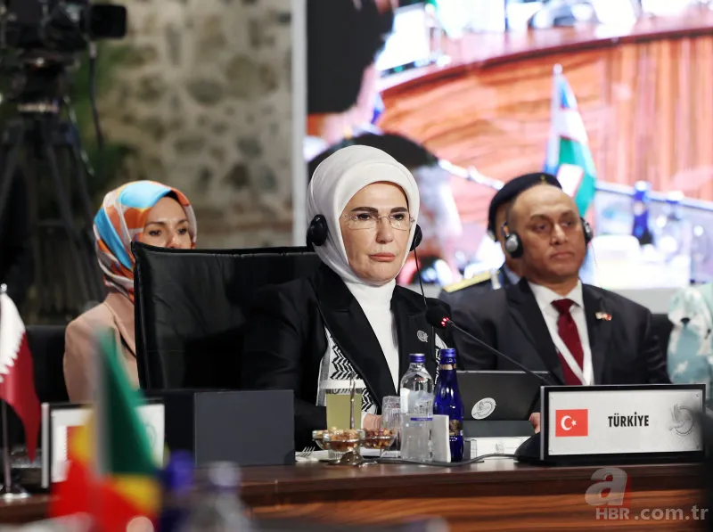 İstanbul'da 'Filistin İçin Tek Yürek' Zirvesi! Emine Erdoğan: Hiçbir ideoloji masumların canından değerli değil 10