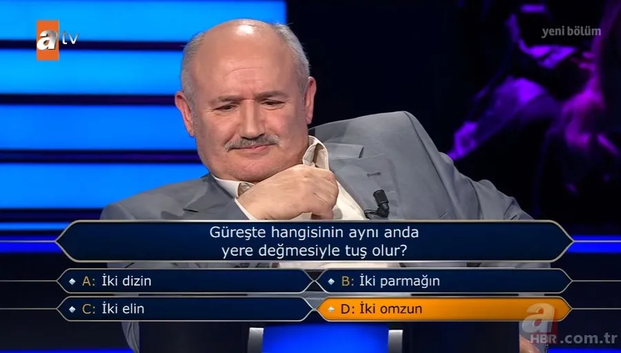 Milyoner'de gülümseten anlar! Soruda kendisini görünce oldukça şaşırdı 10