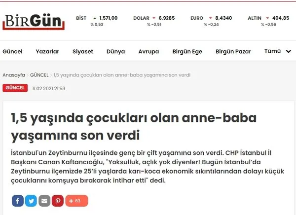 İntihar vakasını siyaset malzemesi yapmışlardı! CHP medyasının kara propagandası elinde patladı!