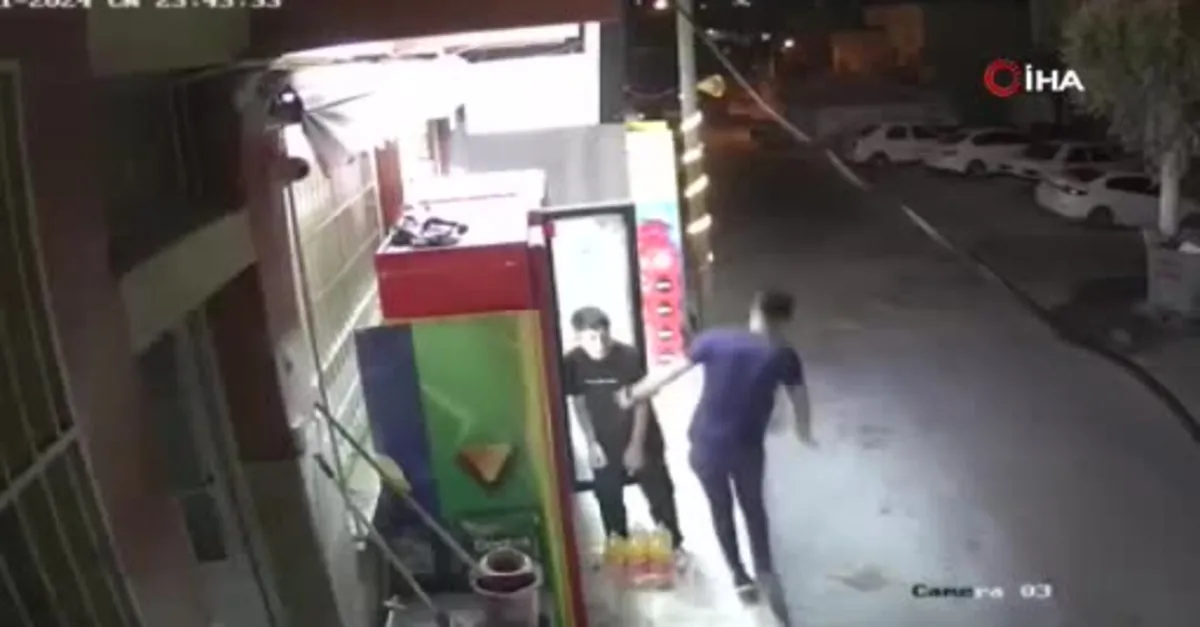 İzmir'deki intikam cinayeti kamerada