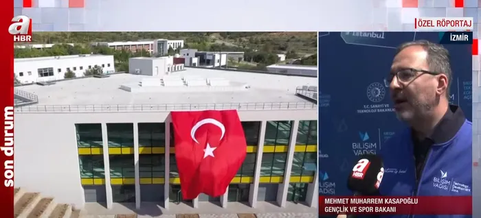 İzmir'e teknoloji üssü! Gençlik ve Spor Bakanı Mehmet Muharrem Kasapoğlu A Haber'de - 3