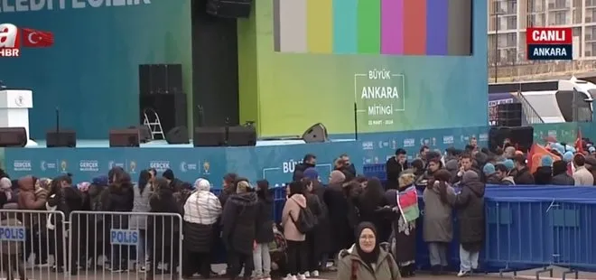 Yerel seçimlere 7 gün kaldı! Ankara’da AK Parti mitingi heyecanı
